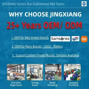 26+ years OEM/ ODM, Jingxiang factory has experienced R&D teams